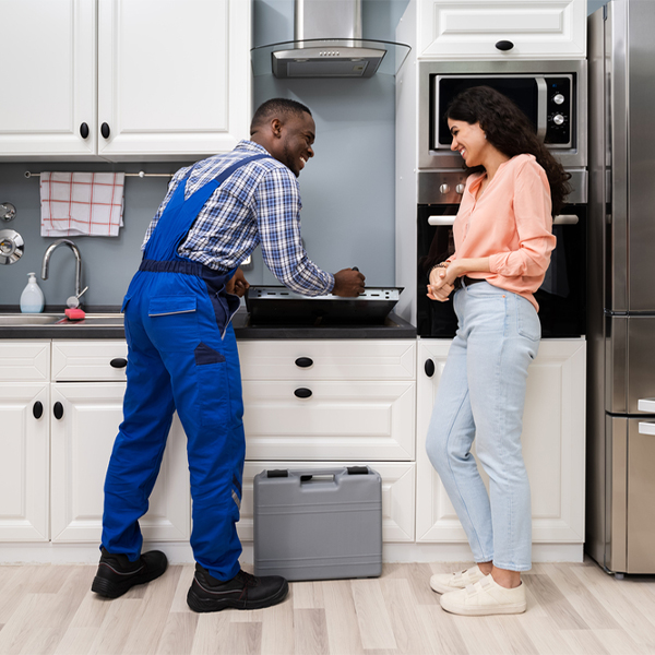 what kind of warranty do you offer on your cooktop repair services in Wenonah Illinois